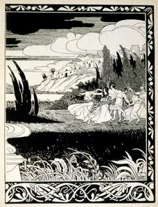 side av «Juda». en samling ballader av den ikke-jødiske poeten Börries von Münchhausen 1900 av Ephraim Moses Lilien