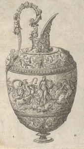Design for en Ewer, 1565. av Erasmus Hornick