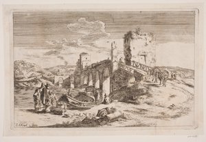 Milvio-broen av Erasmus Sigismund Resch