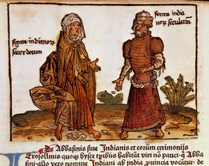 Beskrivelse av Bernard av Breydenbach (Breidenbach) (1454-1497) illustrert av trykk av Erhard Reuwich