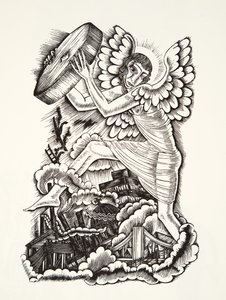 verdens undergang av Eric Gill