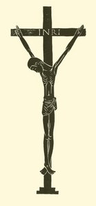 Krusifiks av Eric Gill