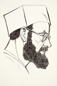 Selvportrett av Eric Gill