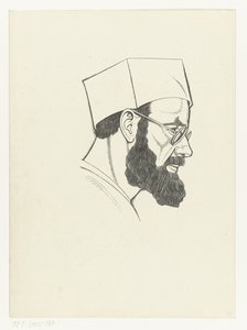Selvportrett av Eric Gill
