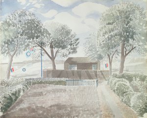 Aerodrome, ca. 1942 av Eric Ravilious
