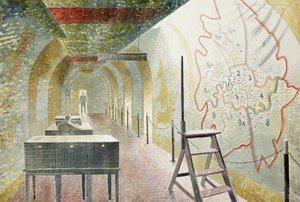 Nr 1 kartkorridor av Eric Ravilious