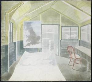 Operasjonsrommet, ca. 1941-42 av Eric Ravilious