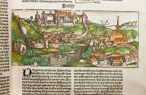 Utsikt over byen Praha