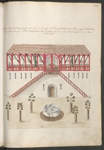 Bygninger i Konstantinopel, hoffet ved palasset, den sentrale fløyen av Erich Lessing