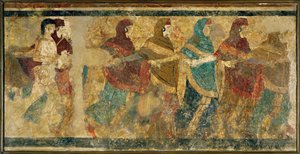 Begräbnisriten: Ein Frauenchor tanzt und singt im Trauerzug