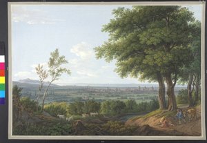 Gouache av Franz Jaschke