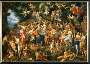 Bryllupet til Thetis og Pelevs... av Erich Lessing