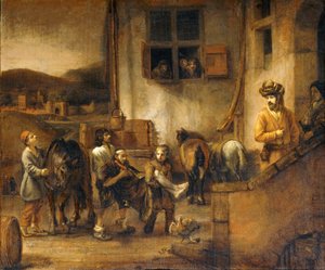 Lignelsen om den barmhjertige samaritan... av Erich Lessing