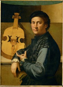 Portrett av en bratsjist ... av Erich Lessing