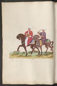 Tyrkisk bryllupsseremoni: musikere med slagverkinstrumenter på hesteryggen av Erich Lessing