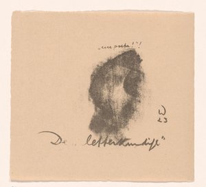 Bokstavenes mann (originaltittel på objektet) Idealists II and Further Notes (original serietittel) av Erich Wichmann