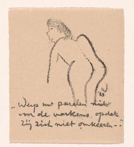 Bøy deg over naken figur Idealists II and Further Notes (original serietittel)