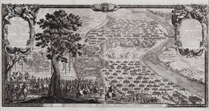 Slaget ved Warszawa i juli 1656 av Erik Dahlbergh
