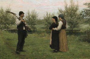 Et møte av Erik Theodor Werenskiold
