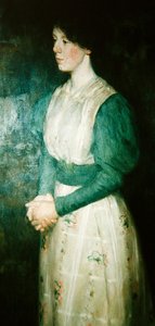 Portrett av frøken Ellen Dick, ca. 1900 (olje på lerret) av Erik Theodor Werenskiold