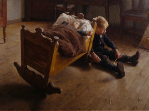 To brødre av Erik Theodor Werenskiold