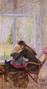 Du og Bebe av Erik Theodor Werenskiold