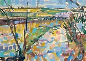 The Flooded Cherwell fra Rousham I