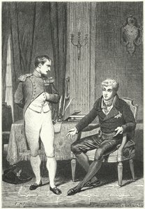 Diskusjon mellom Napoleon og Metternich i Dresden
