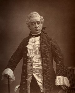 David James , britisk skuespiller, i David Garrick, 1887