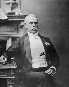 ES Willard, britisk skuespiller, som Jim the Penman, 1887
