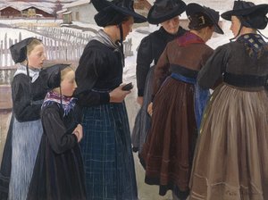 På vei til kirken
