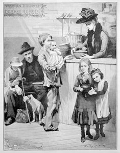 En tjenestegjørende engel, 1889.