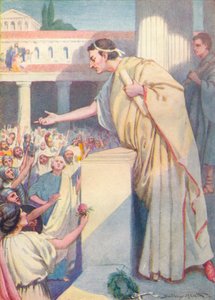 Morgenen etter holdt Cicero nok en tale mot Catilina, c1912 1912
