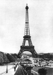 Eiffeltårnet fra Trocadero, Paris, 1931. av Ernest Flammarion