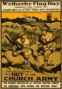Plakat for Wetherby Flag Day, torsdag 29. mars 1917, pub. 1917