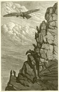 Ørnen og kråken av Ernest Henry Griset