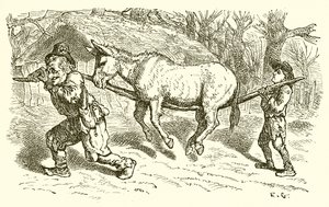 Den gamle mannen, hans sønn og assen