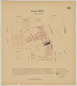 Girard Ave, Germantown Rd, 3rd St og Canal Street, Hexamer General Surveys, 1867 av Ernest Hexamer