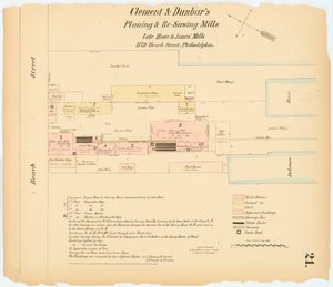 Hexamer General Survey; bind 1, plate 21, 1866 (håndkolorert gravering) av Ernest Hexamer