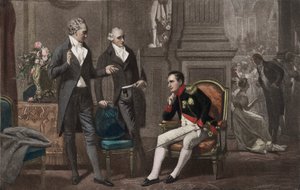 Napoleon, Goethe og Wieland (fargefotogravyr)