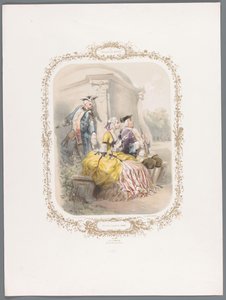 Kvinnen gir den unge mannen en melding i hemmelighet Elle vous répond le Jeudi (tittel på objekt) Week of Love (serietittel) La semaine des amours (serietittel på objekt) av Ernest Jaime