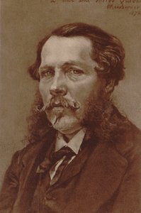 Portrett av pianist og komponist Alfred Quidant 1815-1893, 1872. av Jean Louis Ernest Meissonier
