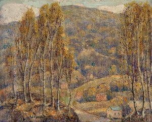 Bøker, n.d. av Ernest Lawson