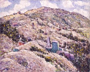 Gullgruvedrift, Cripple Creek, 1929.