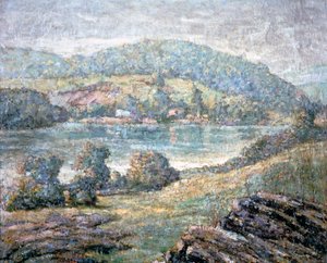 Morning Light, River Valley, Connecticut, 1919 av Ernest Lawson