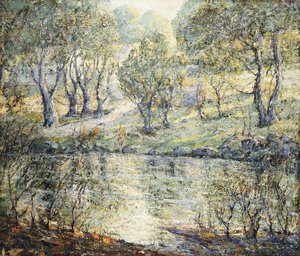 Stien til elven av Ernest Lawson
