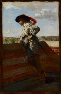 På en terrasse av Ernest Meissonier
