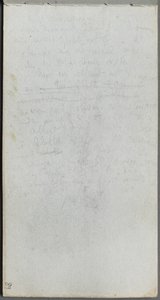 Skissebok, side 89: Notater. av Jean Louis Ernest Meissonier