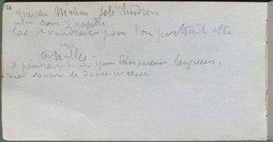 Skissebok, side 95: Notater. av Jean Louis Ernest Meissonier