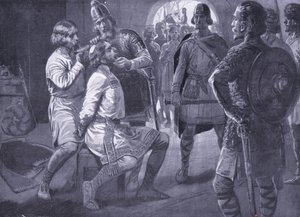 Ceolwulf, konge av Northumbria, blir tvangsklippet AD731
